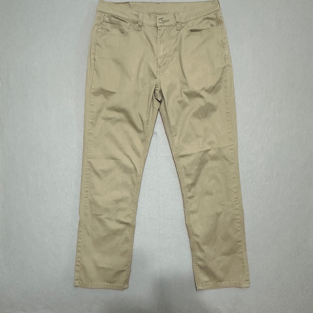 Levi's 541 Athletic Taper‎ Pants Mens 34x32 Khaki Tan Chino Style 18181-0532